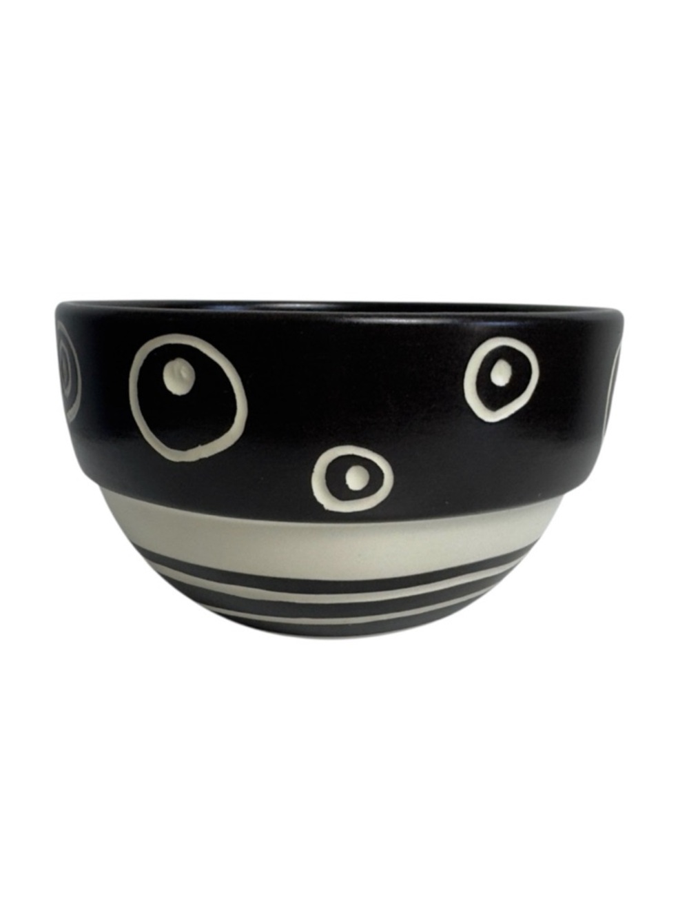 Ken Edwards Black and White Bowl